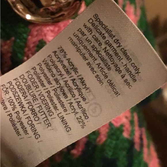 RIVER ISLAND Structured Green and Pink Blazer - Picture 6 of 7